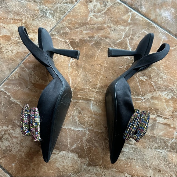 Zara Rhinestone Bow Slingback - Picture 5 of 7